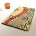 Naomi - [Flourish] Wool Throw Rugs (17.7 by 25.6 inches)