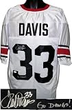 Terrell Davis Autographed/Hand Signed Georgia Bulldogs White Custom Jersey Go Dawgs!