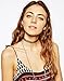 ANKKO Black Stretch Henna Tattoo Choker Necklace Vintage Jewelry For 80s 90s