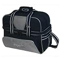 Storm 2 Ball Deluxe Tote Bowling Bag- Black/Silver