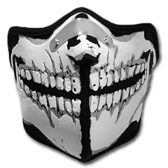 WINDMASK Neopren Biker Motorrad Maske Sturmmaske Skimaske - Skull Face Totenkopf