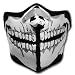 WINDMASK Neopren Sturmmaske Skimaske - Skull Face Totenkopf