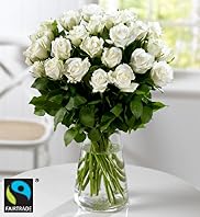 Fairtrade® 22 White Roses