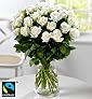 Fairtrade® 22 White Roses