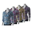 Ci Sono by Adi Lightweight Plaid Button Up Blouse