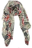 Lenikis Unisex British Flag H4703 Soft Light Weight Scarves