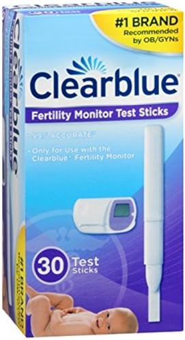 Clearblue Easy Fertility Monitor Test Sticks 30 Each (Pack of 3)