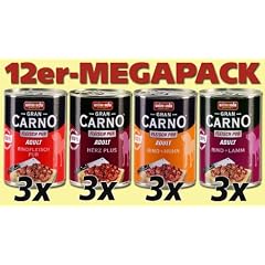 Animonda Megapack 82671 GranCarno Fleisch pur Mix1 12 x 400 g Dose - Hundefutter
