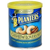 Planters Cashew Lovers Mix, 5.5-Ounce Canisters (Pack of 6)