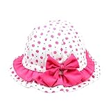 （サクララ）Sakulala ベビー 赤ちゃん 日焼け 日よけ 帽子 キャップ 子ども 幼児 女の子 日差し UV コットン 綿 つば 付き お出かけ 紫外線 防止 リボン