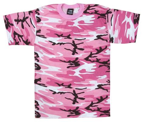 8987 ULTRA FORCE T-SHIRT PINK CAMO (Large	41-45)