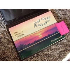 1995 Chevrolet Chevy Camaro Owners Manual