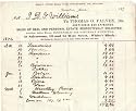 1876 Billhead Thomas O. Falvey Auctioner, Taunton Mass