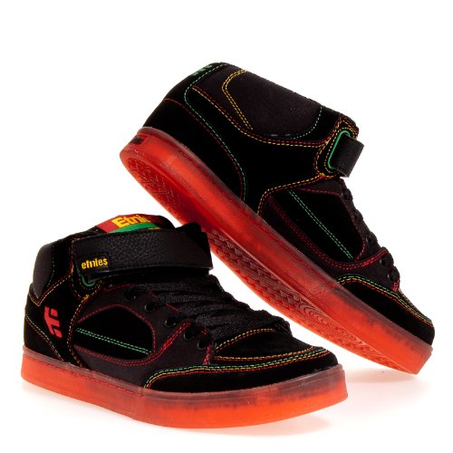 Etnies Number Mid Skate Shoes Black Mens Sz 10 On Sale