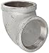 Anvil 8700124251, Malleable Iron Pipe Fitting, 90 Degree Elbow, 1