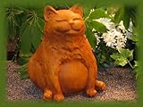 IMAGE OF CAT Happy Fat STATUE 9.5