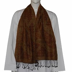 Winter Scarf Men Pure Wool Gifts Him Handmade In India 12 x 60 inches