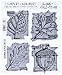 Stampers Anonymous Tim Holtz Cling Rubber Stamp Set, 7 by 8.5-Inch, Autumn Blueprint