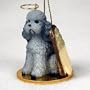 Poodle, Gray, Sport Cut Tiny Ones Dog Angels (2 in)