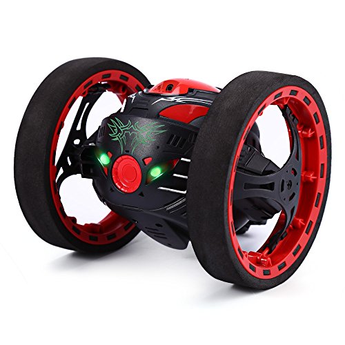 GearBest 2.4GHz Wireless Remote Control Jumping RC Toy Cars for Kids No WIFI (Black)