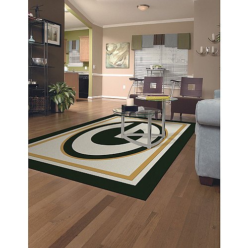 Miliken & Company Green Bay Packers 3-Ft. 10-In. x 5-Ft. 4-In. Spirit Area Rug