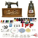 51iPdxSrpZL. SL160  Singer Vintage Style Sewing Box W/ 255Pc. Accessories