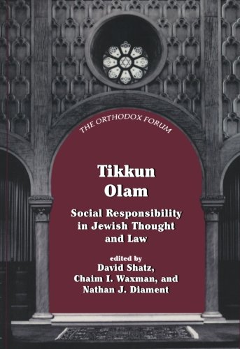 Tikkun Olam: Social Responsibility in Jewish Thought and Law (The Orthodox Forum Series)