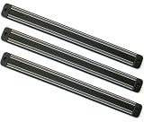 Produkt-Bild: 3x Magnetleiste 3 St&uuml;ck Magnetleisten inklusive Befestigungsmaterial f&uuml;r Messer Kochmesser K&uuml;chenmesser Schere Werkzeug 335 mm