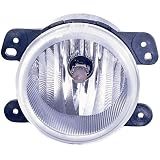 Depo 333-2025N-AQ Chrysler Dodge Jeep Driver Passenger Side Replacement Fog Light... by Depo