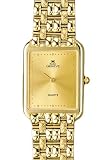 Euro Geneve 14k Gold Men's Rectangle Watch
