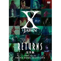 X JAPAN RETURNS ���S�� 1993.12.31 [DVD]