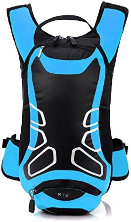 12l Waterproof Bicycle Bike Cycling Backpack Shoulder Ultralight Sport Outdoor Backpack Packsack Daypack Bag (Blue)
