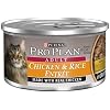 Pro Plan Canned Cat Food, Adult Chicken and Rice Entr�e In Gravy Formula 3-ounce cans (Pack of 24)