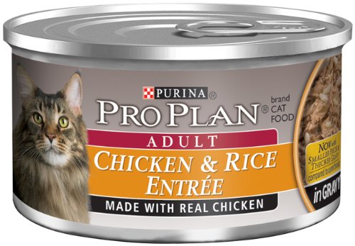 Pro Plan Canned Cat Food, Adult Chicken and Rice 