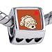Shar Pei Dog White Beads - Pandora Bead & Bracelet Compatible