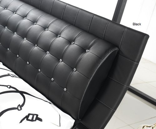 Dublin Modern Platform Bed Queen Size (Black)