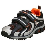 Stride Rite Toddler Superball H&L lll Sneaker,Navy/Silver/Orange,8.5 W US Toddler