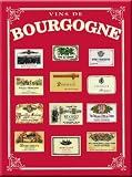 AFFICHE 50X70cm VINS REGION BOURGOGNE FRANCE