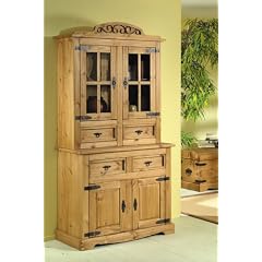 Kieferm�bel Vitrine Vitrinenschrank Kiefer massiv Solid