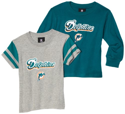 NFL Unisex Infant/Toddler Miami Dolphins Option Tee Combo Pack - R14Nc810 (Multi, 3T)
