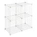 Whitmor 6071-1723 Four Storage Cubes, White