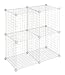 Whitmor 6071-1723 Four Storage Cubes, White