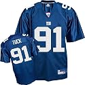 Justin Tuck Jersey: Reebok Blue Replica #91 New York Giants Jersey