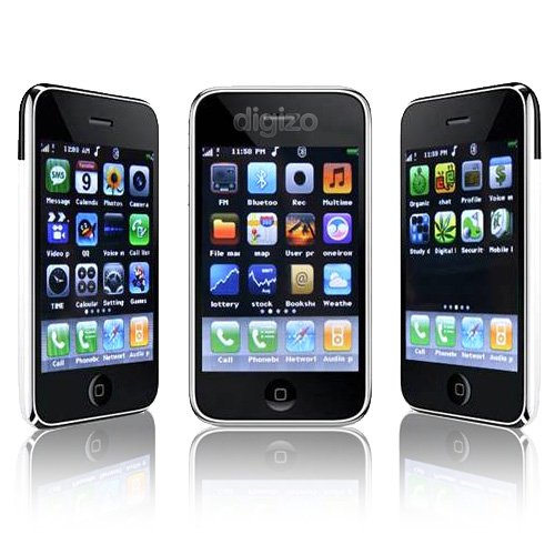 iPop i68+ Touch Screen PDA Mobile Phone - Dual Sim Dual Standby - GSM Quadband - MP3 MP4 - JAVA - SELF-INSTALL - Unlocked - Sim-free