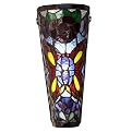 Wireless Butterfly Stained Glass Sconce Light