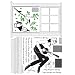 Reusable Decoration Wall Sticker Decal - Audrey Windowsill Guitar Song Serenade