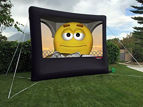Open Air Movies Backyard Outdoor Movie video Projection Display Screen 13"Wx 7.5"H