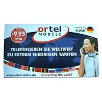 Ortel Mobile German Prepaid SIM Card