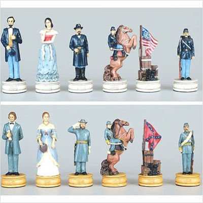 Fame Civil War Chess Set II 3.25