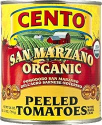 Cento San Marzano Organic Certified Peeled Tomatoes, 28-Ounce Cans (Pack of 12)